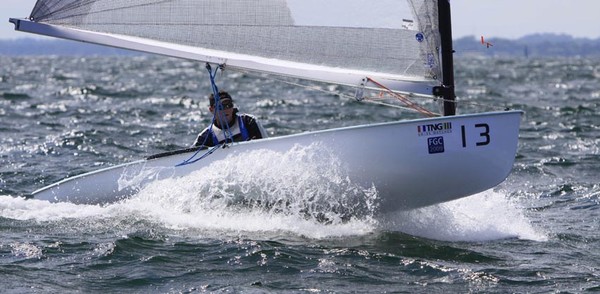 Dan Slater at the 2009 Finn Gold Cup World Championship